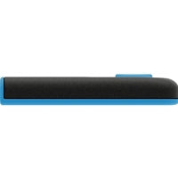 Adata UV128 64GB USB 3.2 Gen 1 Flash Drive, Capless Design, Black/Blue Adata UV128 64GB USB 3.2 Gen 1 Flash Drive, Capless Design, Black/Blue